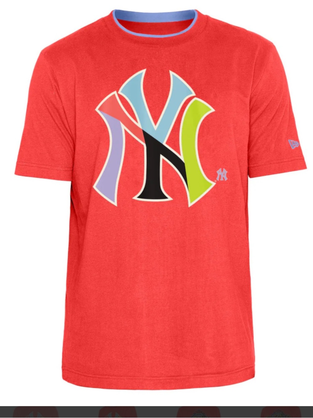 New Era New York Yankees World Series Graphic Tee Red Men’s Medium - Picture 3 of 16
